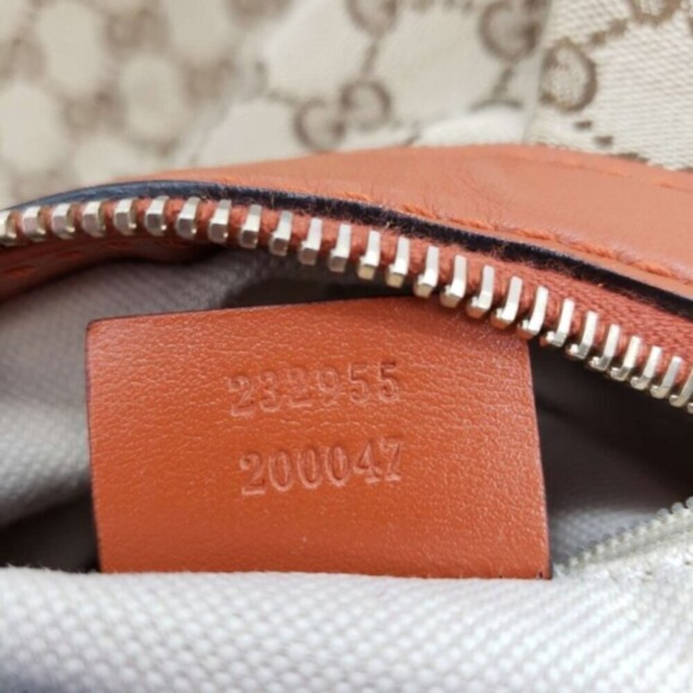 Authentic Gucci GG Canvas Sukey Hobo Bag Monogram Leather Trim Shoulder Bag - Picture 15 of 16